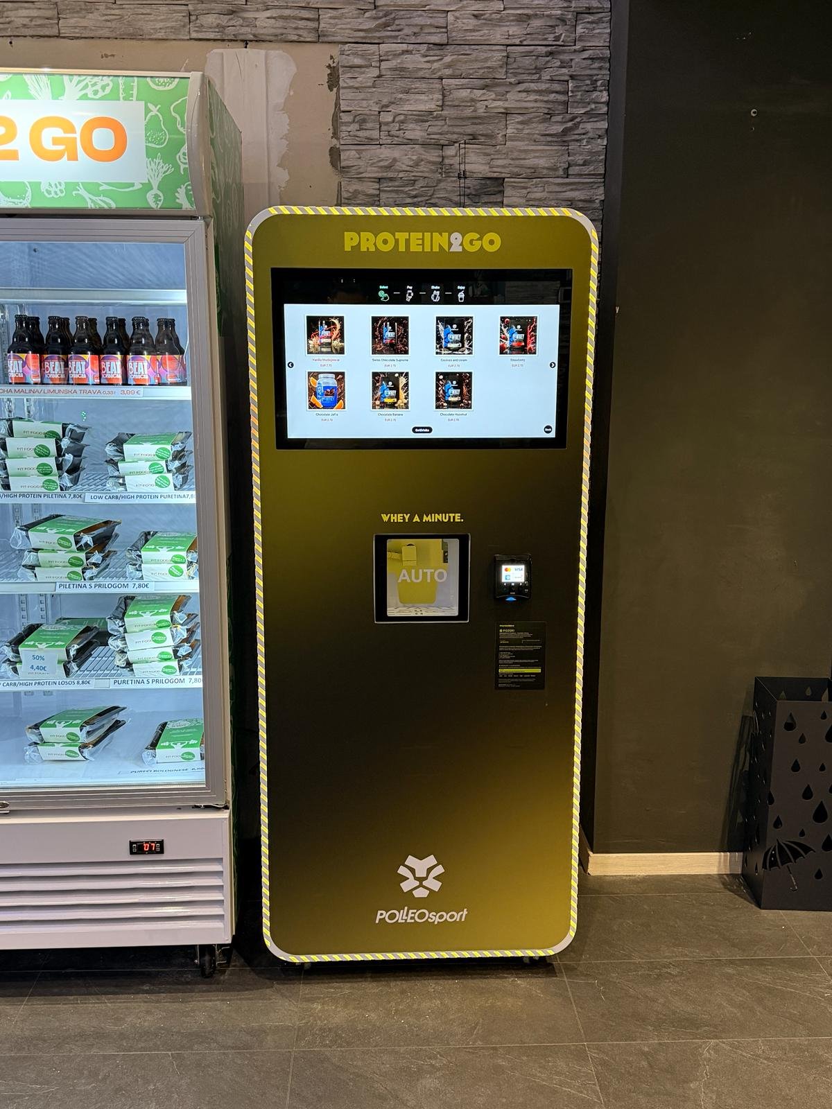 PROTEIN2GO automat u Fitness Centru Joker, Split